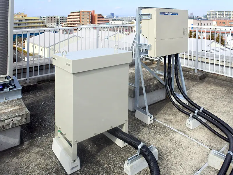 本社ビルのBCP対策に太陽光発電と蓄電池を導入