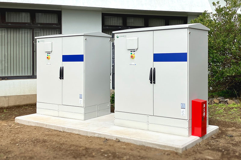 CONNEXX SYSTEMSの塩害対応の産業用蓄電池なら沿岸部や臨海地区など、これまで諦めていた場所に設置が可能になります。